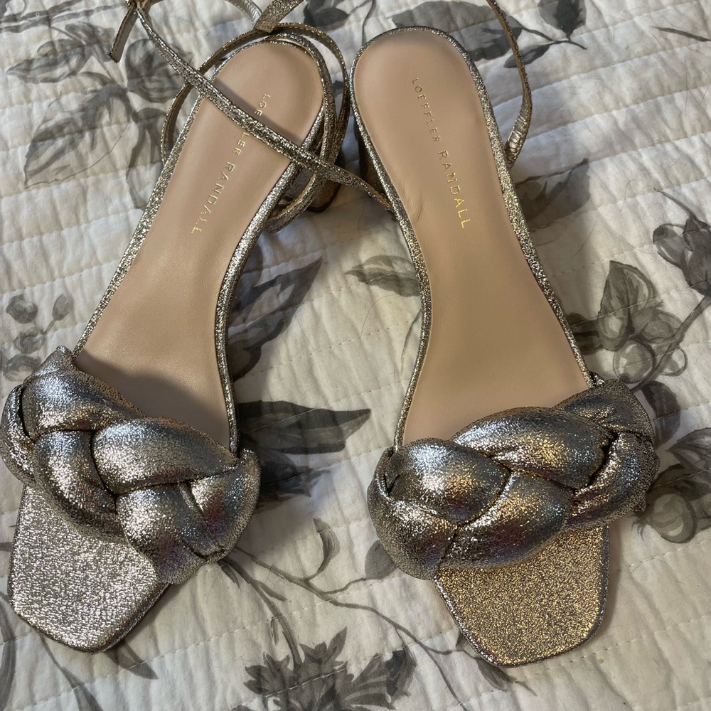 Loeffler Randall Low Healed Sandal in Prosecco